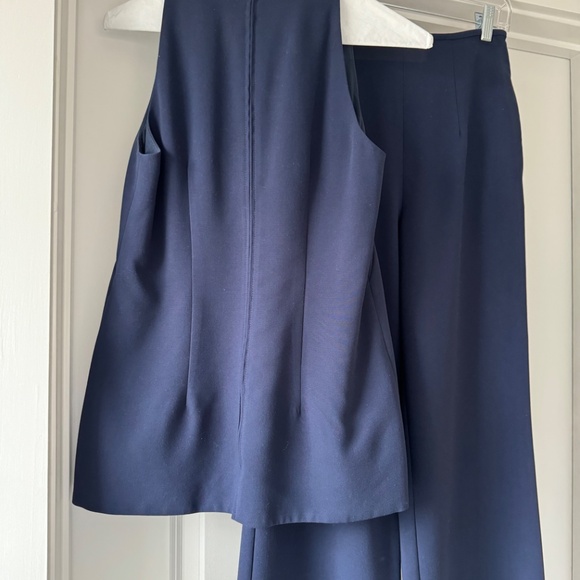 Black Halo Blue 2-Piece Pantsuit - Picture 8 of 9